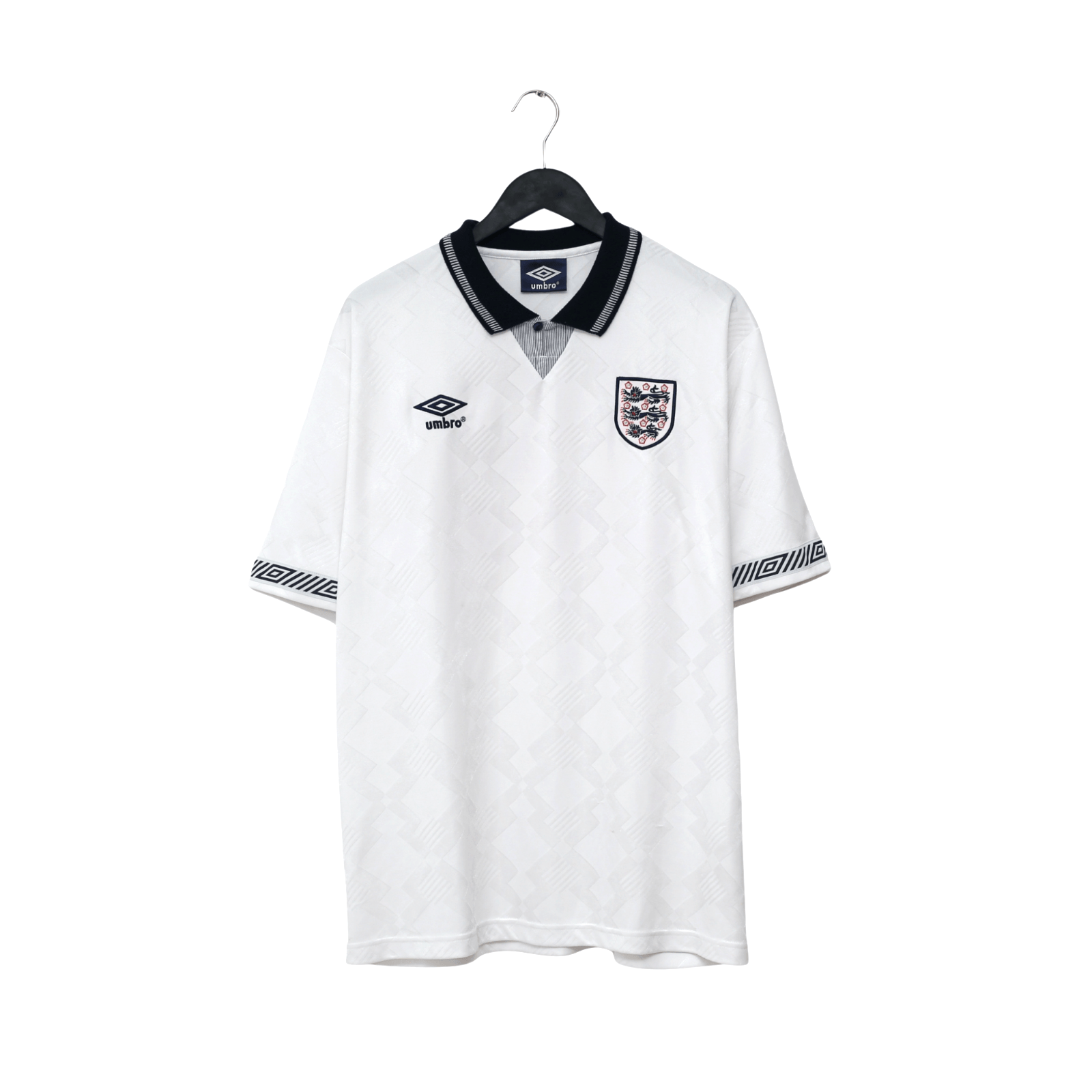 1990/92 Gascoigne #19 England Retro Umbro Home Football Shirt (XL) Italia 90