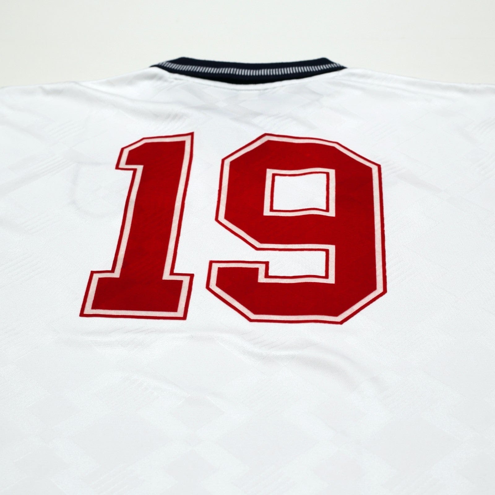 1990/92 Gascoigne #19 England Retro Umbro Home Football Shirt (XL) Italia 90
