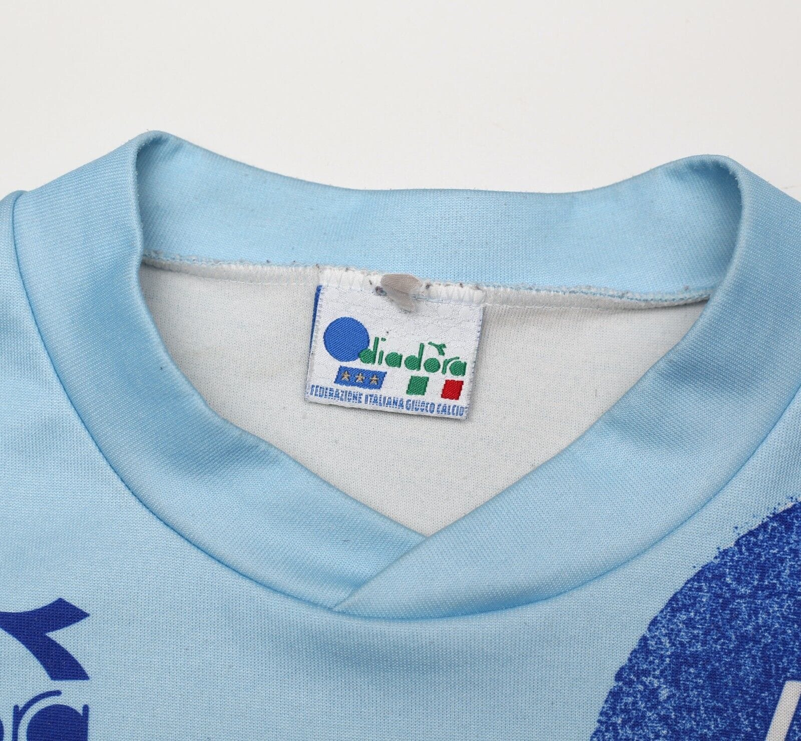 1990/92 ITALY Vintage Diadora Long Sleeve Player Issue Training Shirt (L)