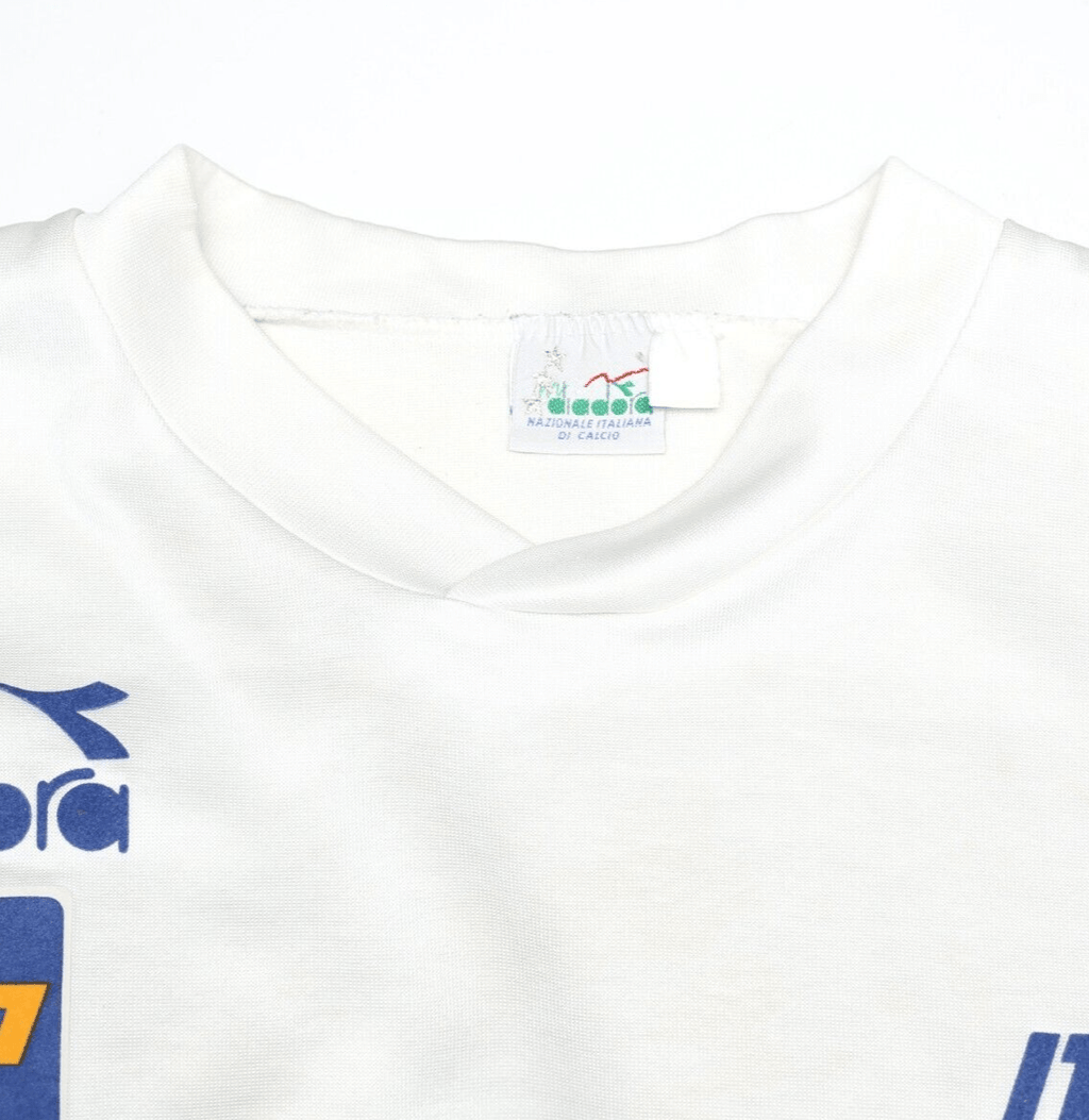 1990/92 ITALY Vintage Diadora Long Sleeve Player Issue Training Shirt (L)