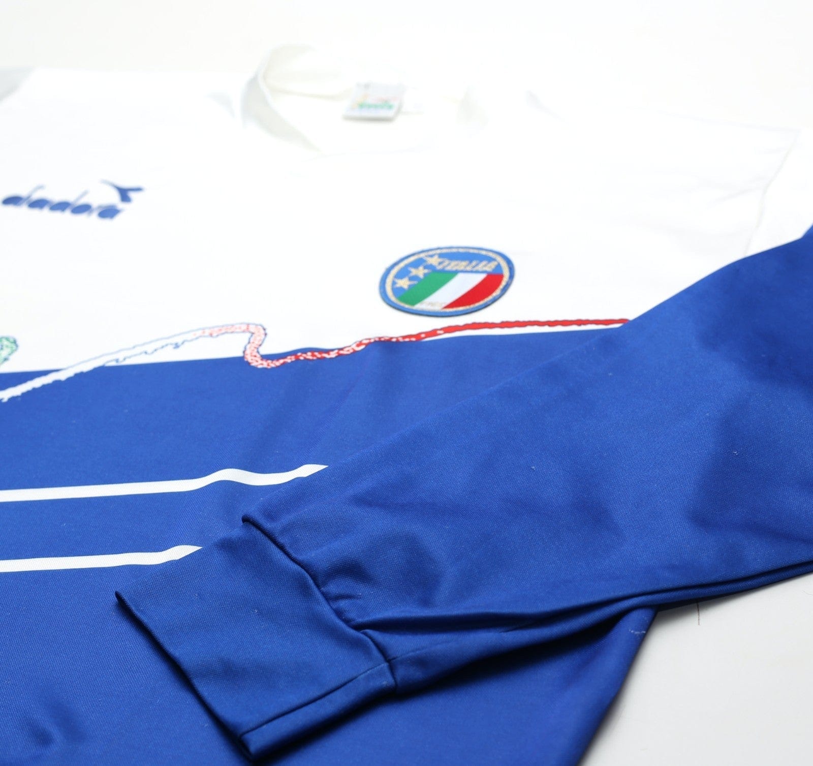 1990/92 ITALY Vintage Diadora Long Sleeve Training Shirt (XL)
