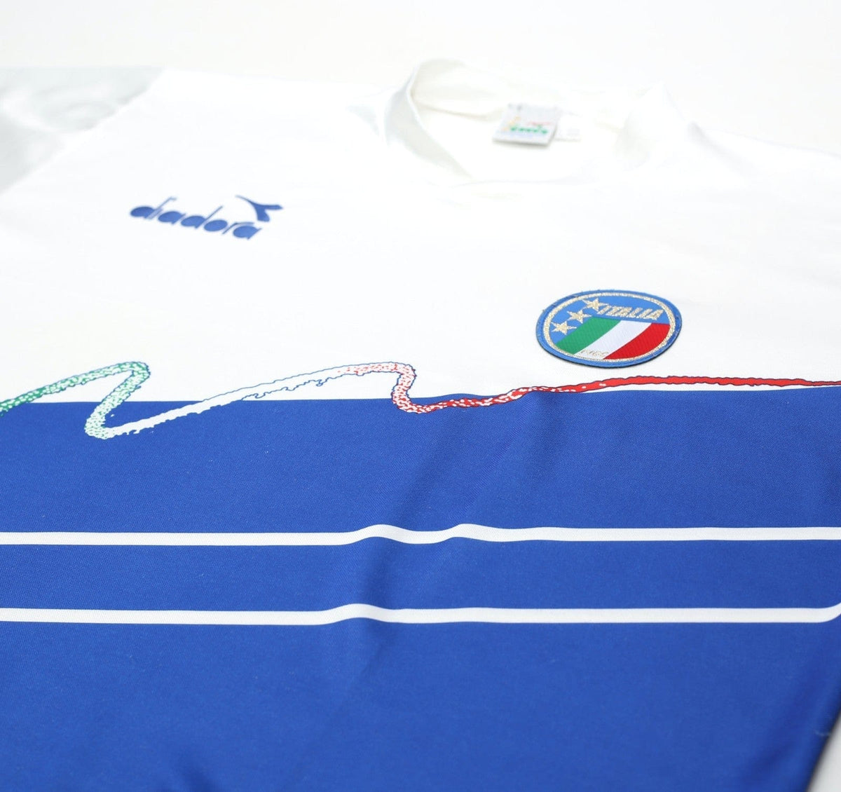 1990/92 ITALY Vintage Diadora Long Sleeve Training Shirt (XL)