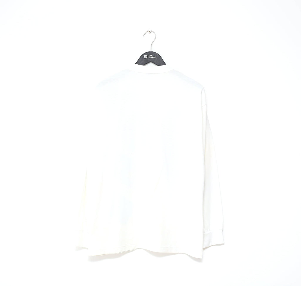 1990/92 ITALY Vintage Diadora LS Player Issue Football Training Shirt Jersey (L)