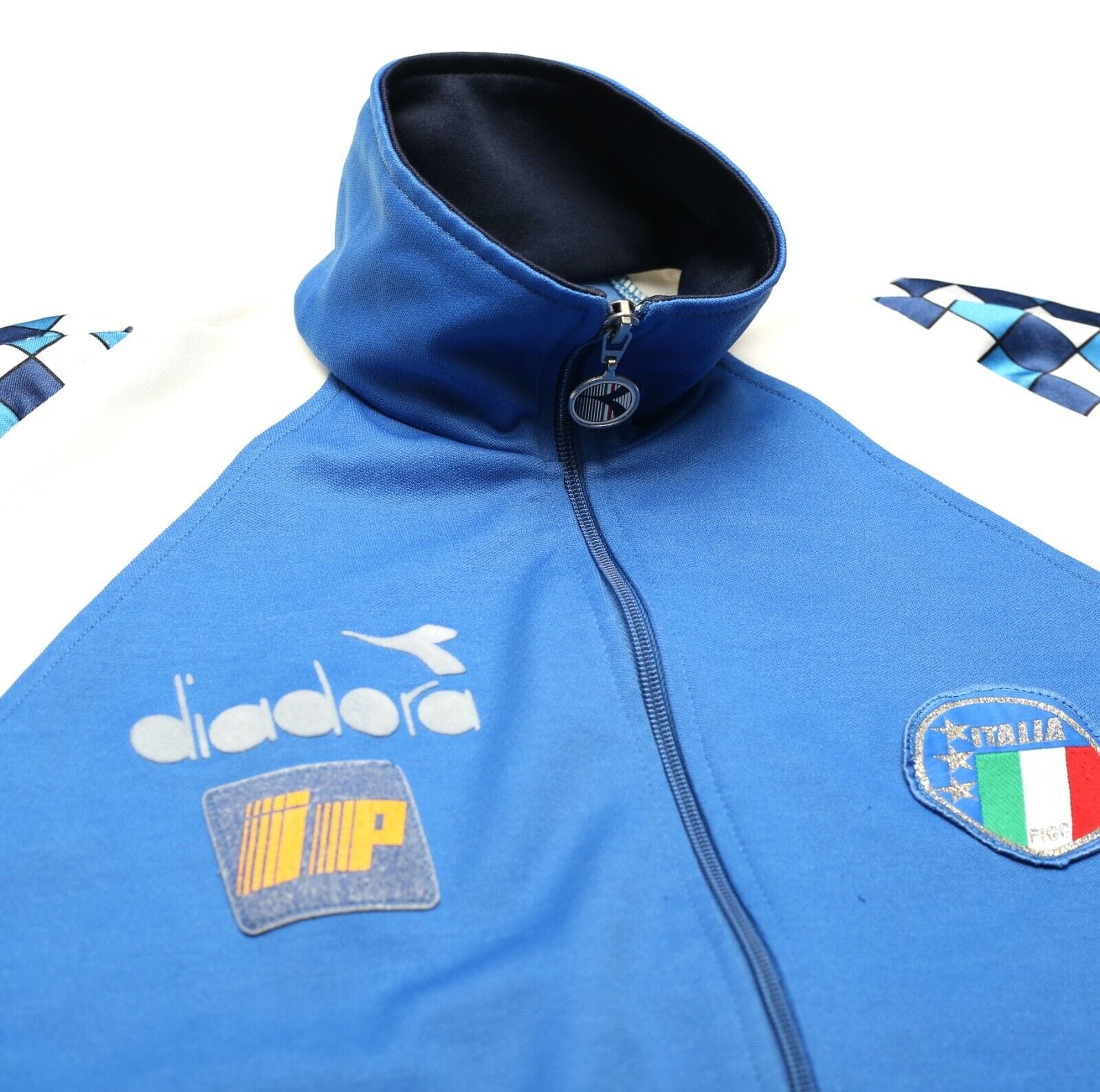 1990/92 ITALY Vintage Diadora Player Issue Football Track Top Jacket (L)
