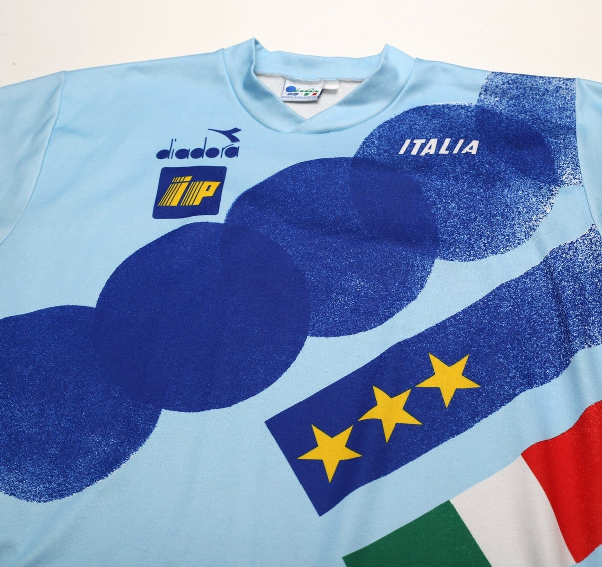 1990/92 ITALY Vintage Diadora Player Issue Spec Training Shirt (L)