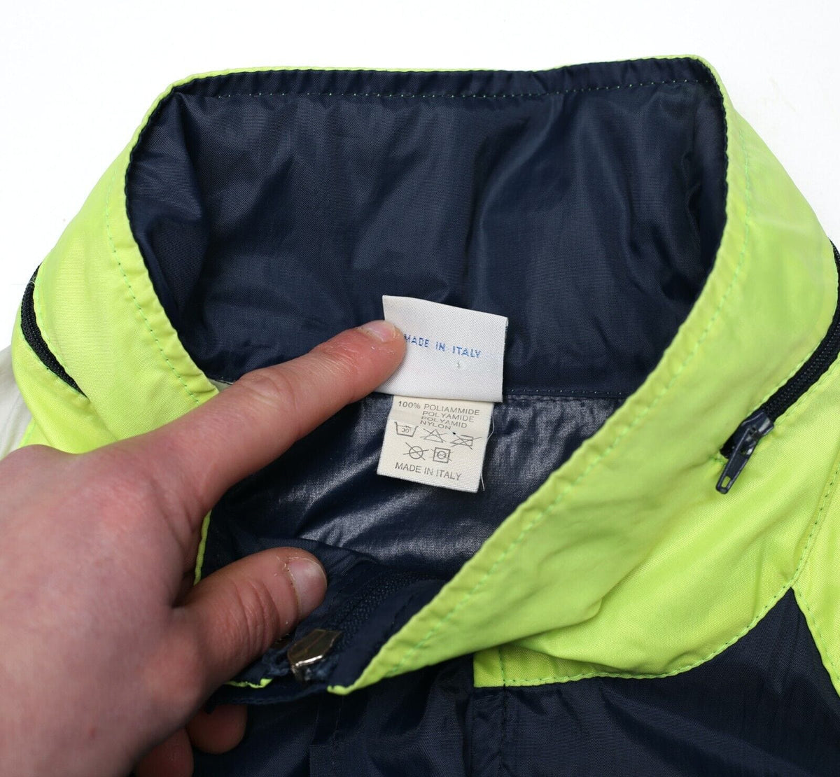 1990/92 ITALY Vintage Diadora Rain Coat Jacket Windbreaker (XL)