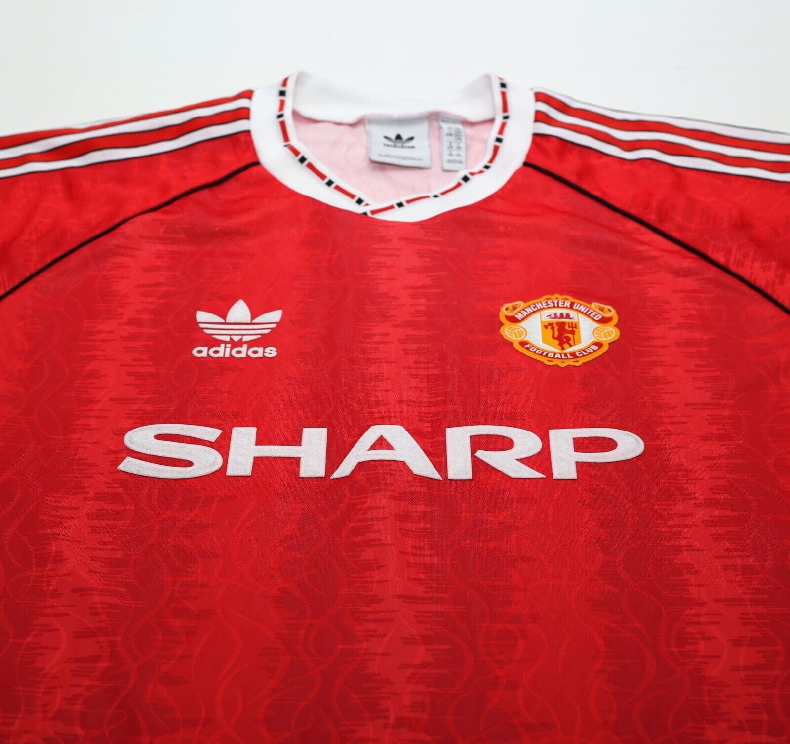 1990/92 KANCHELSKIS #11 Manchested United adidas Originals Football Shirt (XXL)