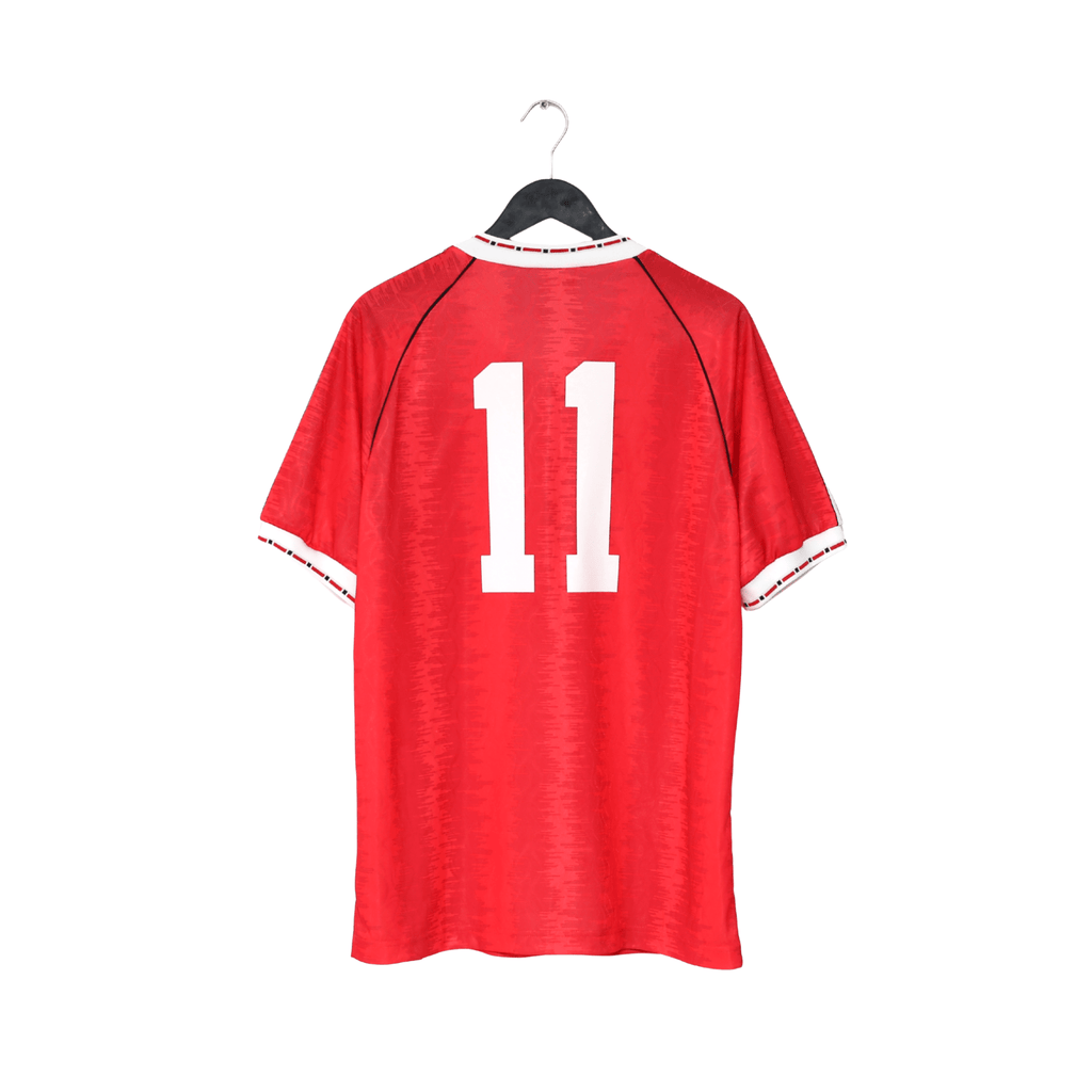 1990/92 KANCHELSKIS #11 Manchester United adidas Originals Football Shirt (L)