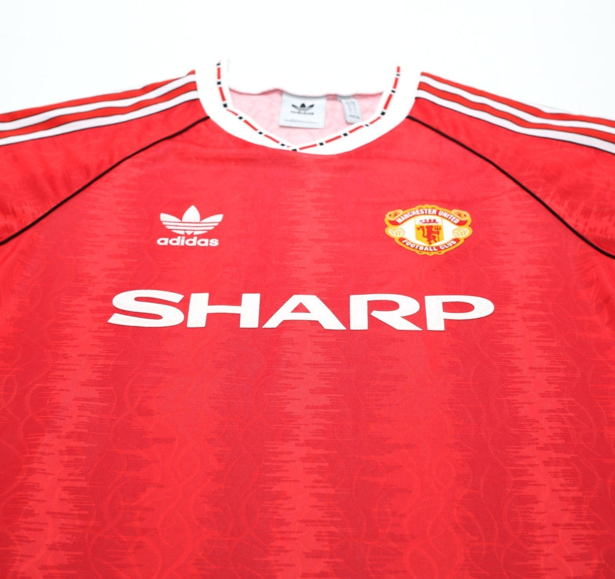 1990/92 KANCHELSKIS #11 Manchester United adidas Originals Football Shirt (L)