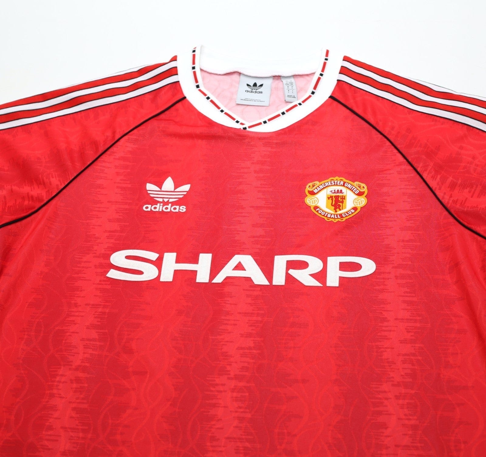 1990/92 KANCHELSKIS #11 Manchester United adidas Originals Football Shirt (L)