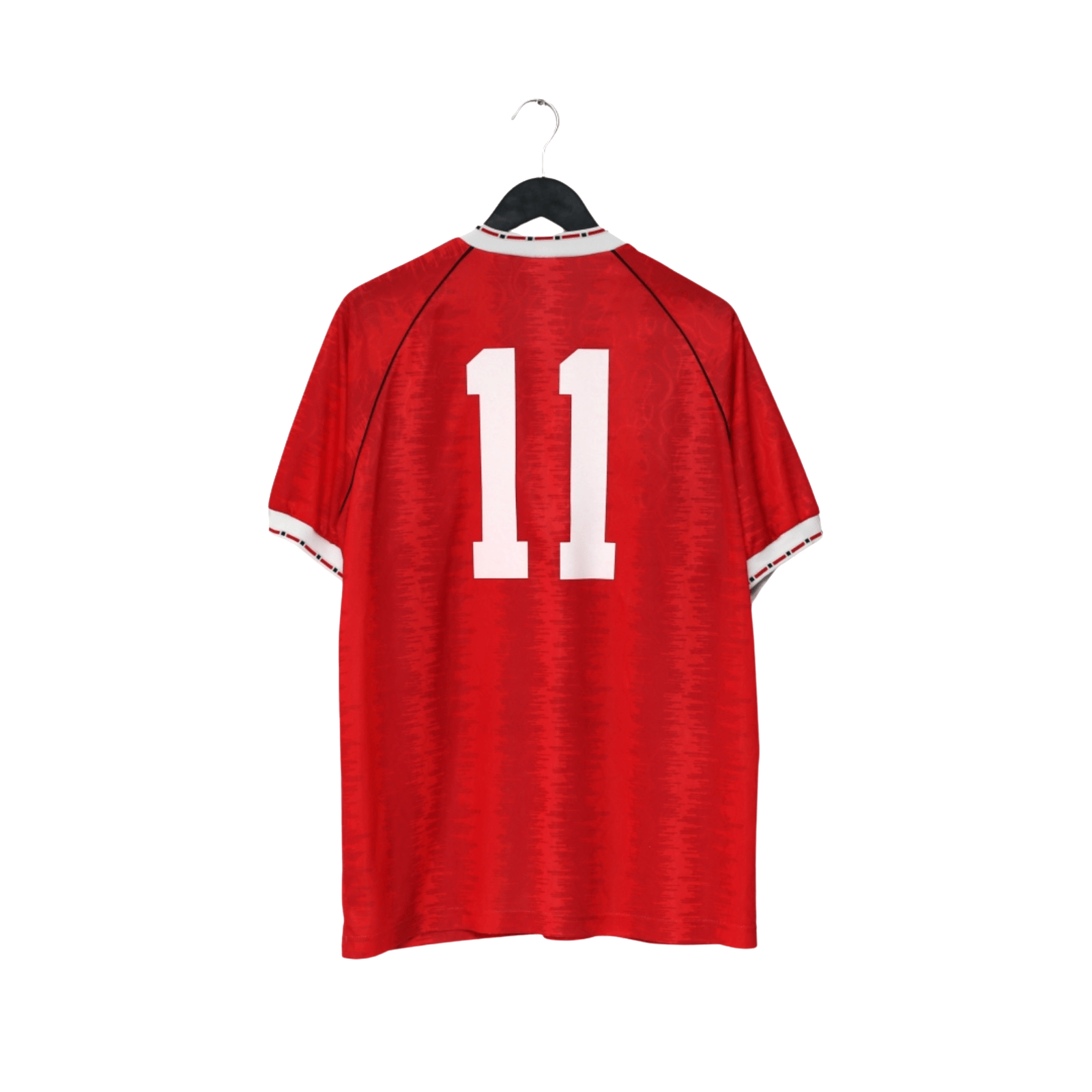 1990/92 Kanchelskis #11 Manchester United Retro adidas Home Football Shirt (M/L)