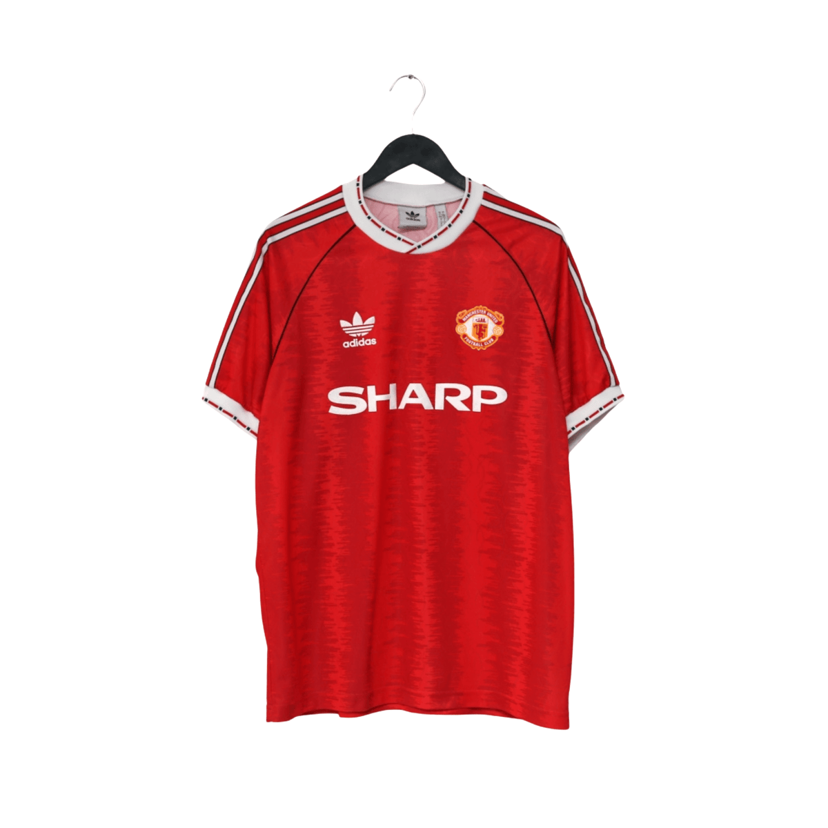 1990/92 Kanchelskis #11 Manchester United Retro adidas Home Football Shirt (M/L)