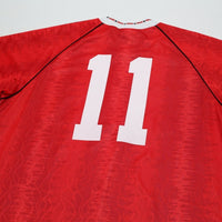 1990/92 Kanchelskis #11 Manchester United Retro adidas Home Football Shirt (M/L)