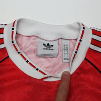 1990/92 Kanchelskis #11 Manchester United Retro adidas Home Football Shirt (M/L)