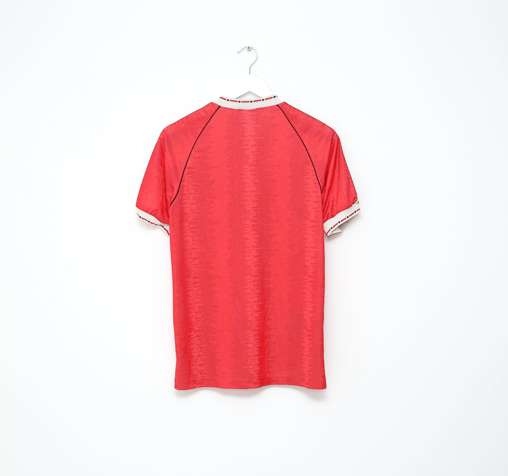 1990/92 MANCHESTER UNITED adidas Originals Football Shirt (S)