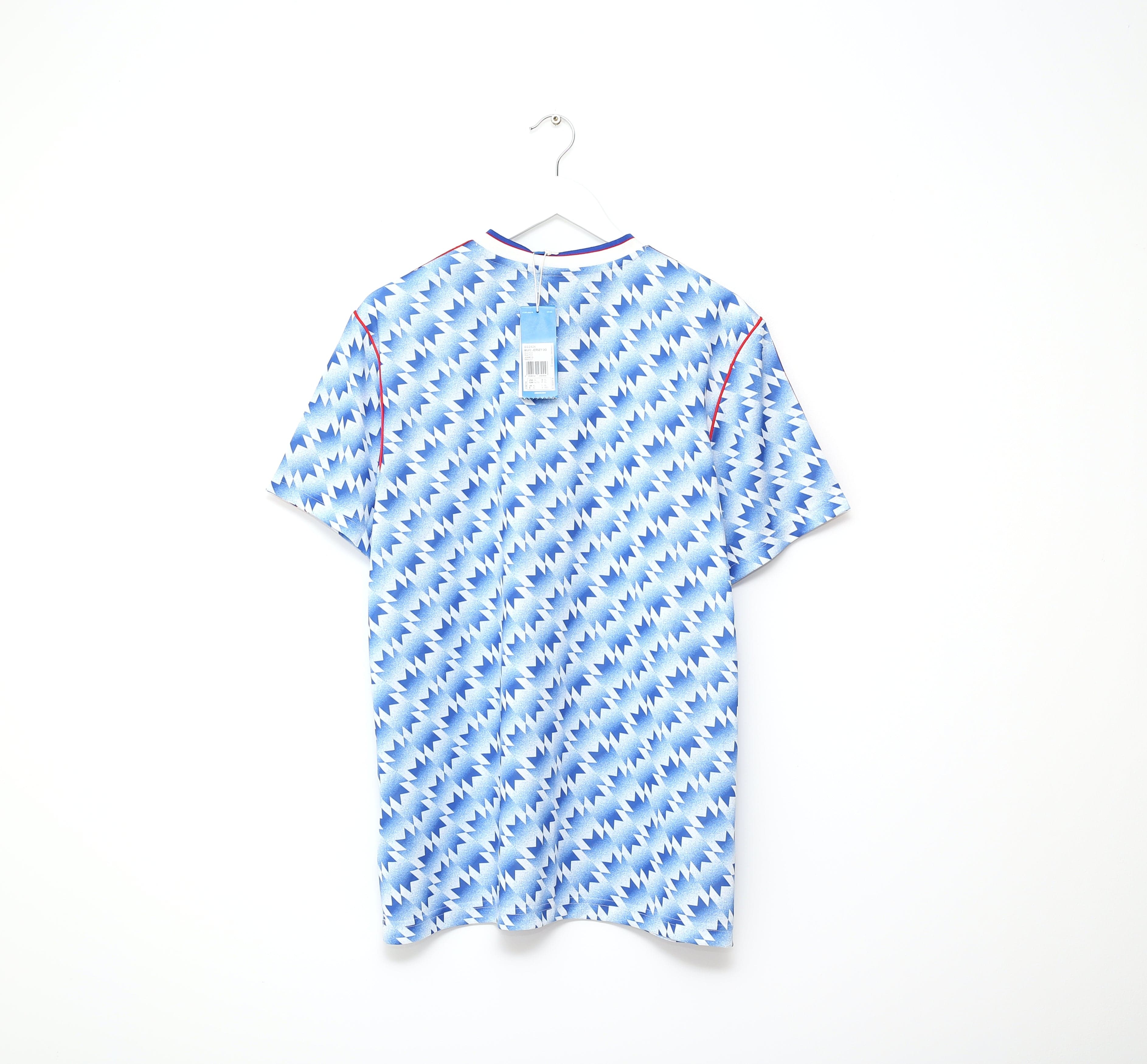 1990/92 MANCHESTER UNITED Retro adidas Originals Away Football Shirt (L/XL) BNWT