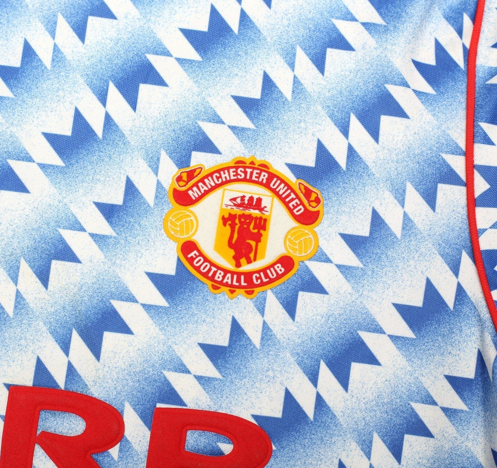 1990/92 MANCHESTER UNITED Retro adidas Originals Away Football Shirt (M/L)