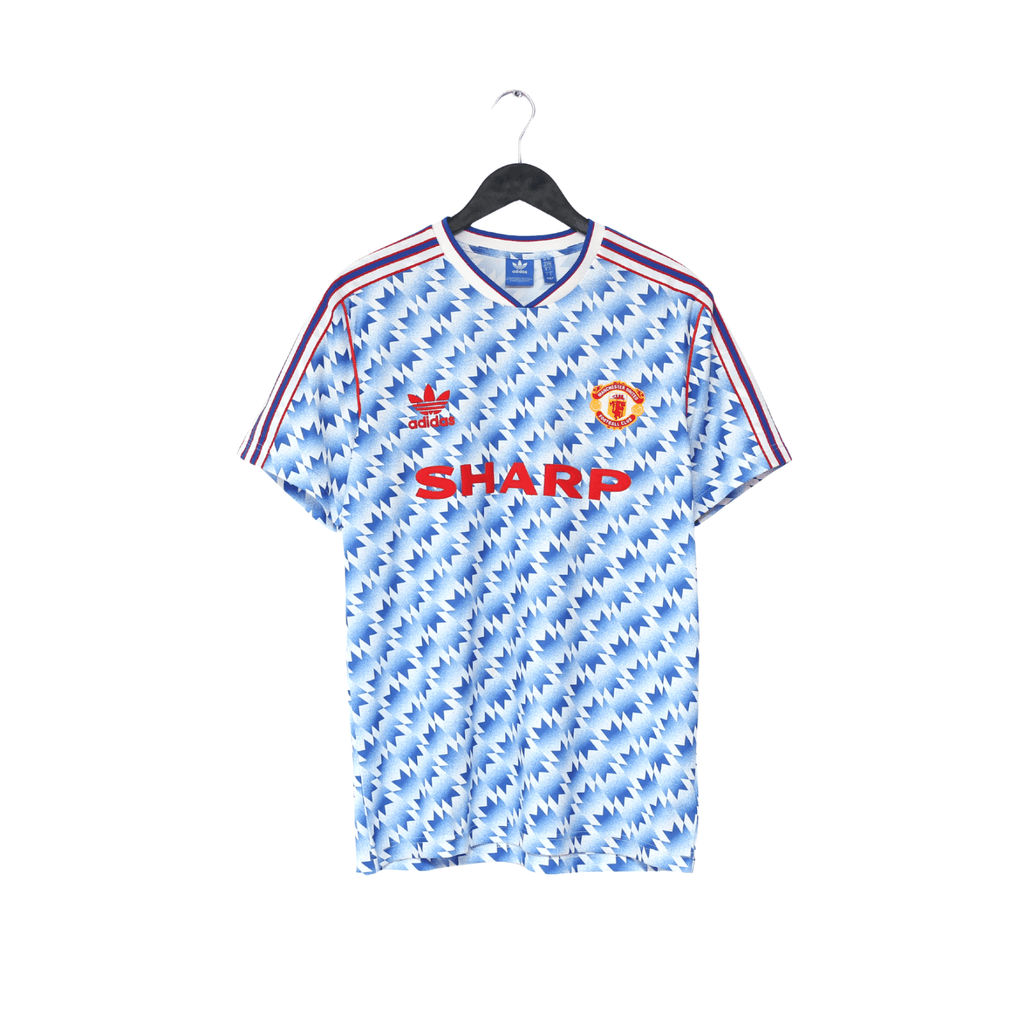 1990/92 MANCHESTER UNITED Retro adidas Originals Away Football Shirt (M/L)