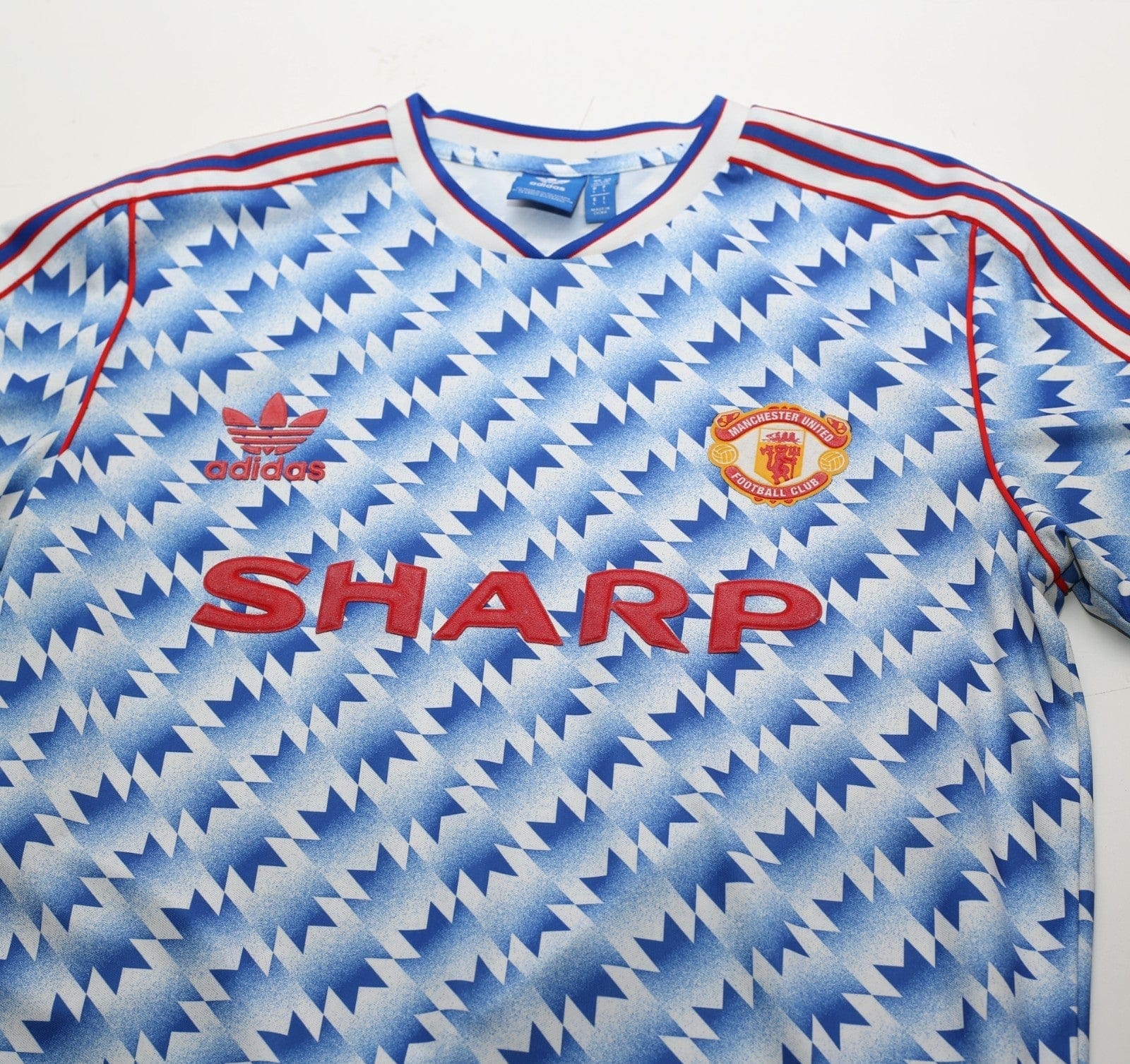 1990/92 MANCHESTER UNITED Retro adidas Originals Away Football Shirt (M/L)
