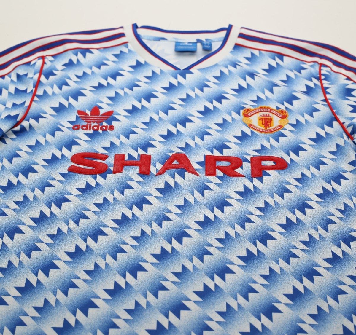 1990/92 MANCHESTER UNITED Retro adidas Originals Away Football Shirt (M/L)