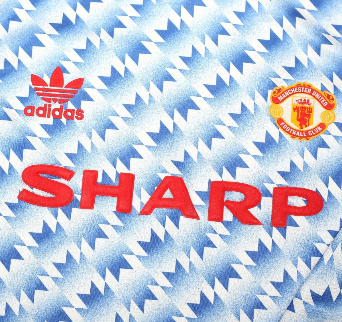 1990/92 MANCHESTER UNITED Retro adidas Originals Away Football Shirt (M/L)
