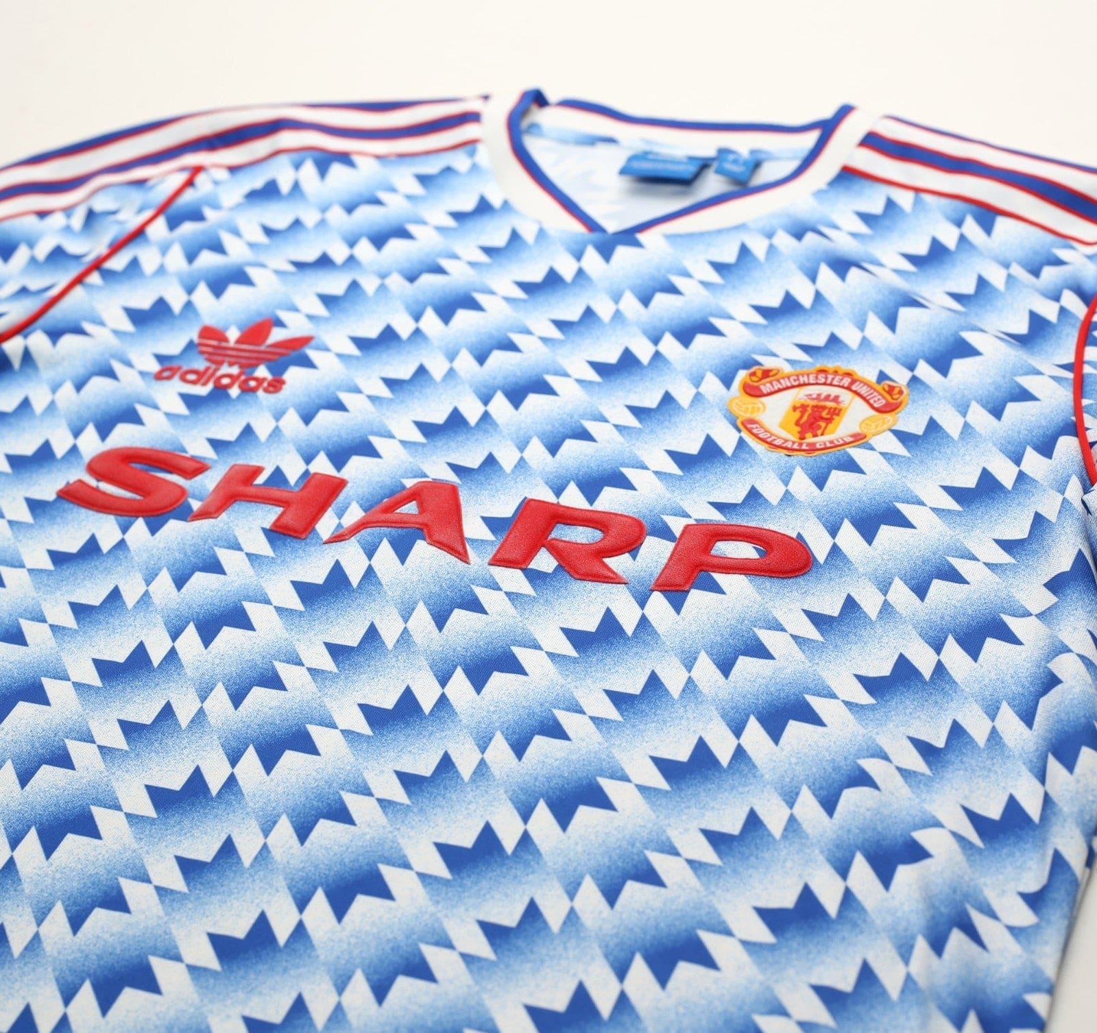 1990/92 MANCHESTER UNITED Retro adidas Originals Away Football Shirt (M/L)
