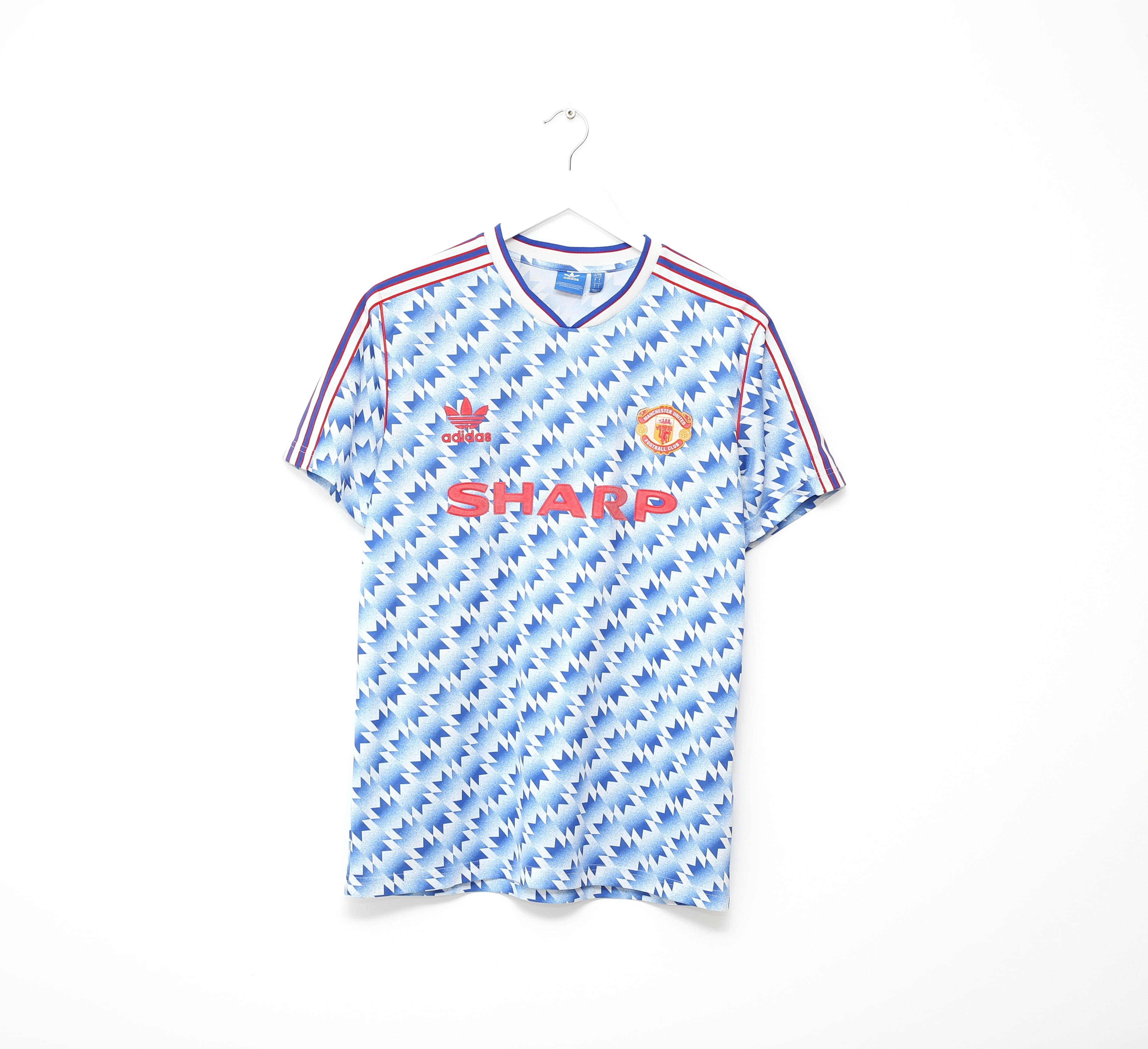 1990-92 Manchester United Away Shirt M