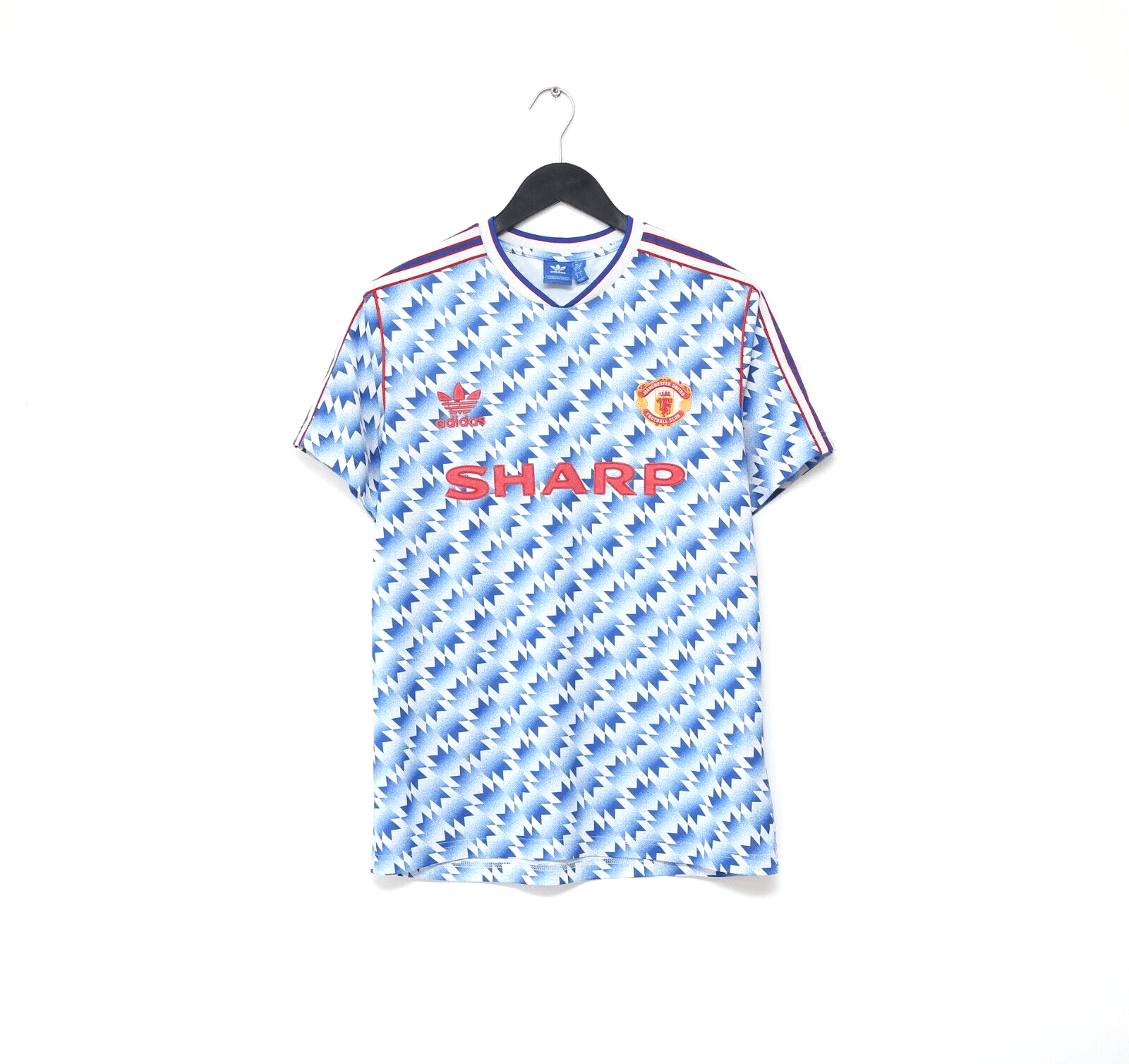 1990/92 MANCHESTER UNITED Retro adidas Originals Away Football Shirt (M/L)