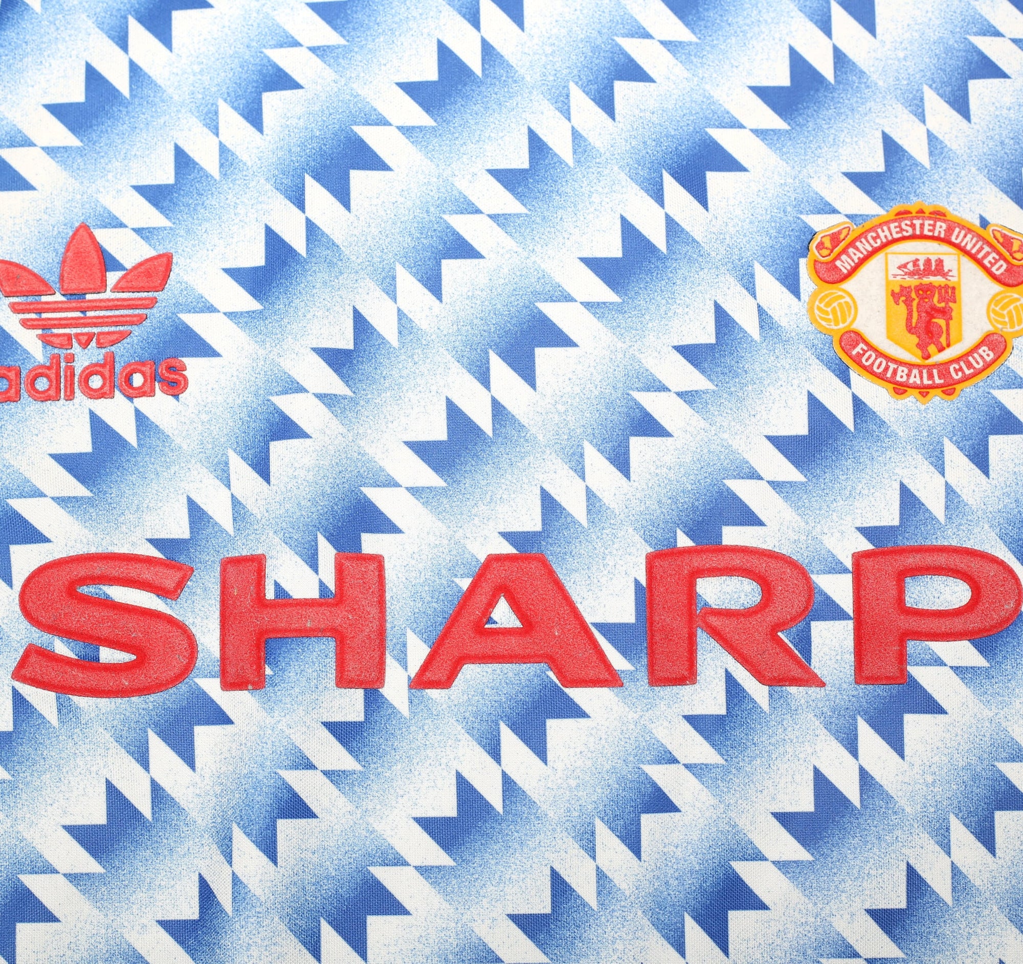 1990/92 MANCHESTER UNITED Retro adidas Originals Away Football Shirt (M/L)