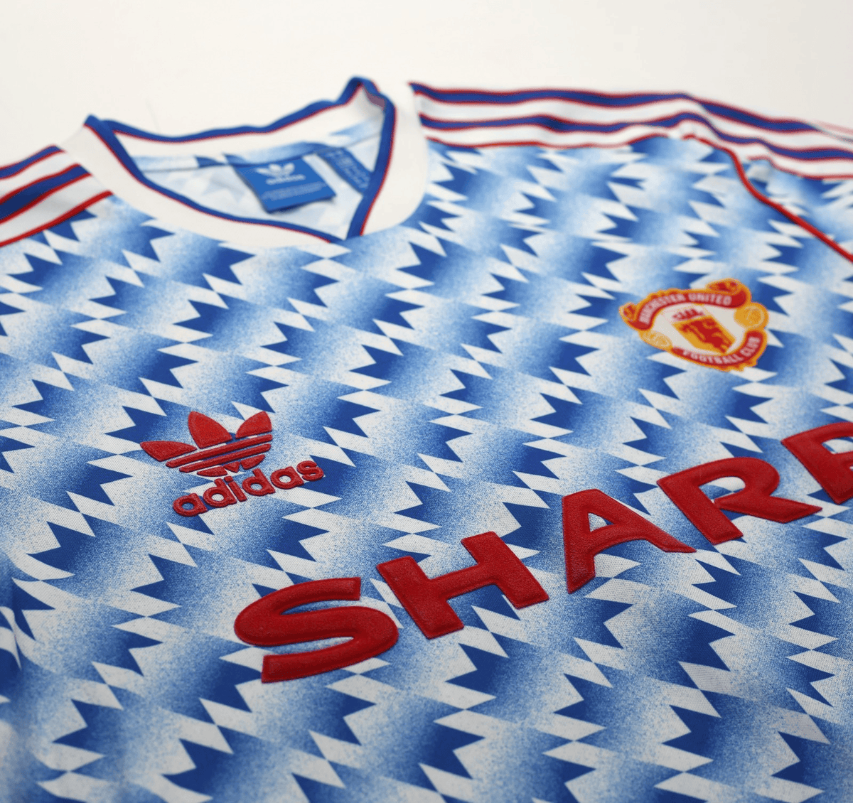 1990/92 MANCHESTER UNITED Retro adidas Originals Away Football Shirt (S/M)