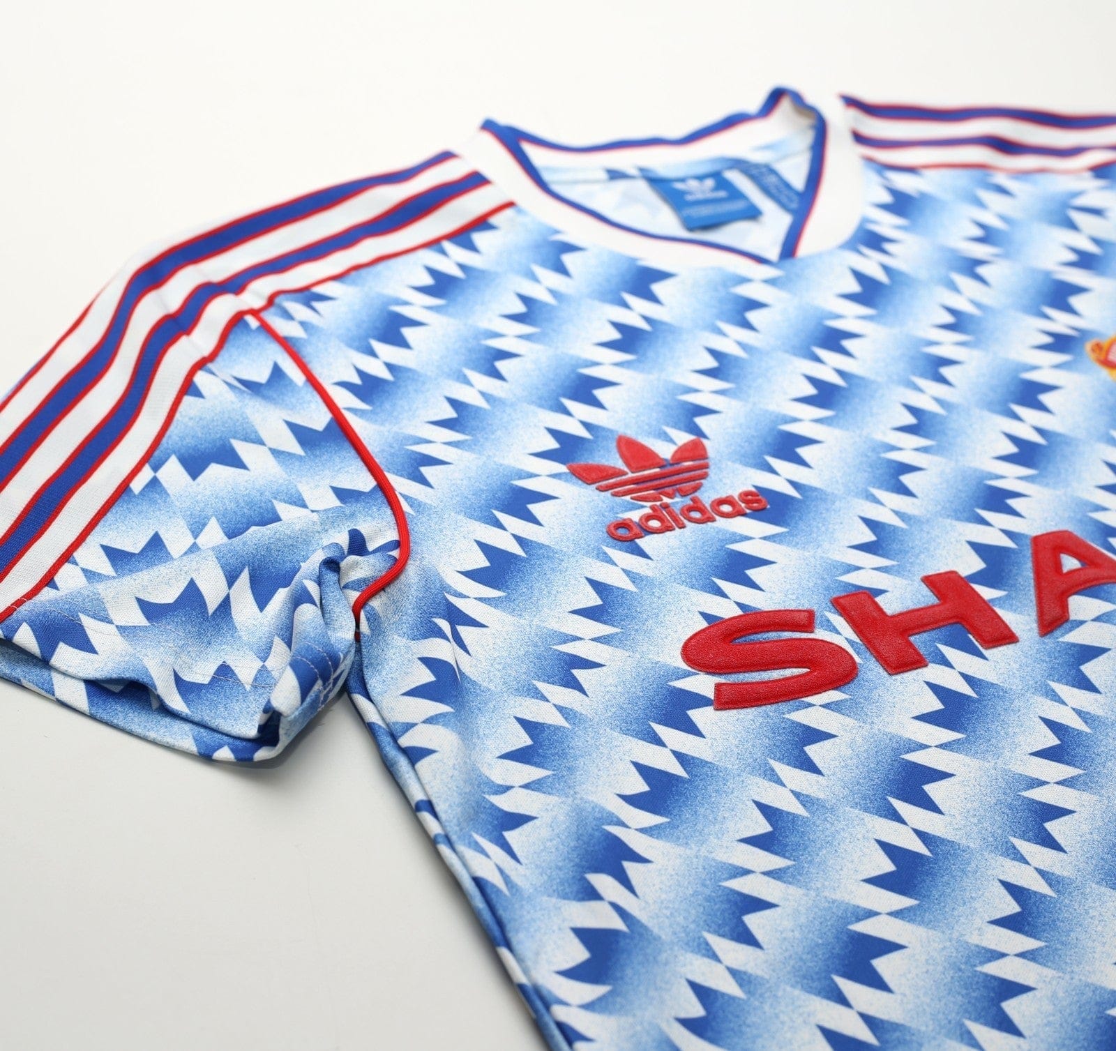 1990/92 MANCHESTER UNITED Retro adidas Originals Away Football Shirt (S/M)