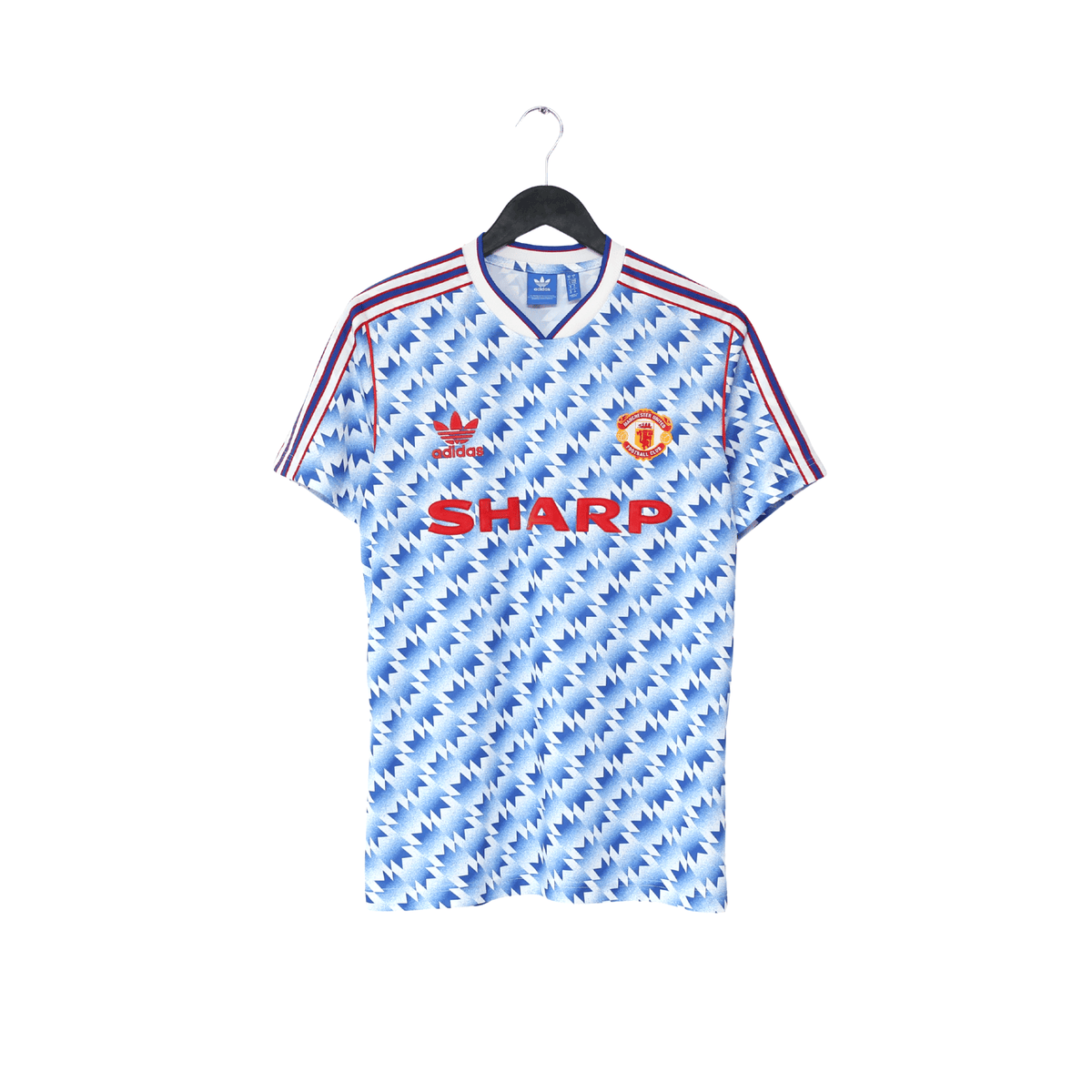 1990/92 MANCHESTER UNITED Retro adidas Originals Away Football Shirt (S/M)