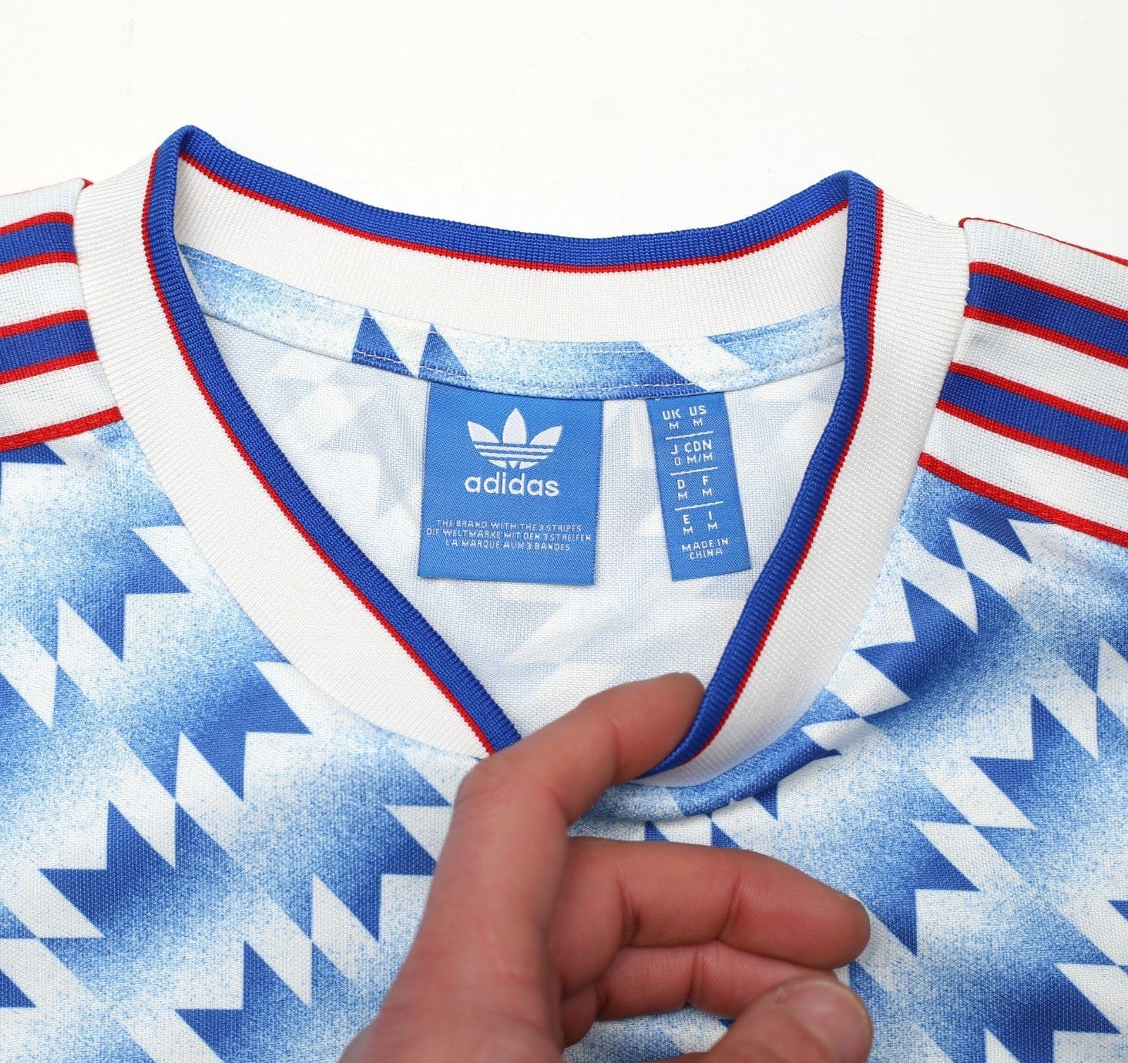 1990/92 MANCHESTER UNITED Retro adidas Originals Away Football Shirt (S/M)