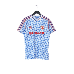 1990/92 Manchester United Retro adidas Originals Away Football Shirt (S/M)