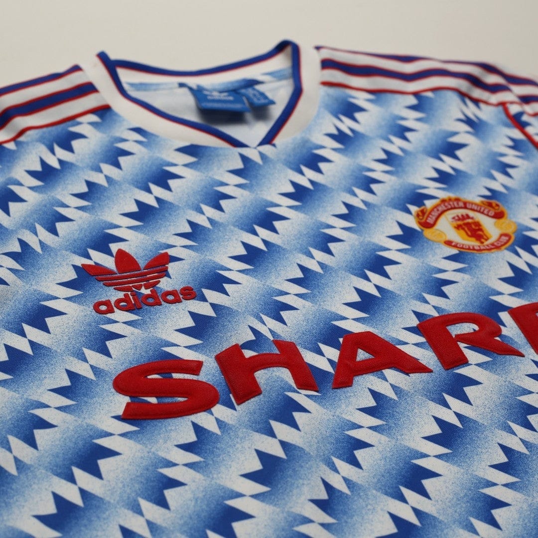 1990/92 Manchester United Retro adidas Originals Away Football Shirt (S/M)