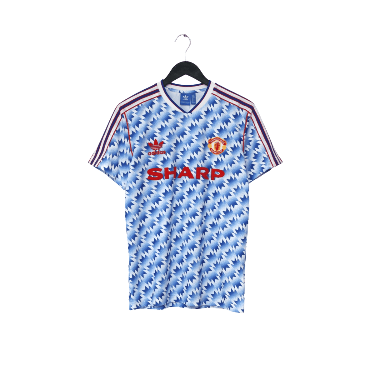 1990/92 Manchester United Retro adidas Originals Away Football Shirt (S/M)