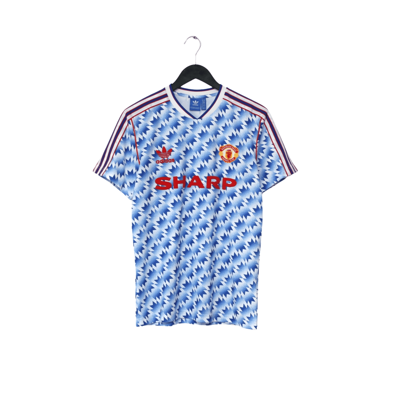 1990/92 Manchester United Retro adidas Originals Away Football Shirt (S/M)