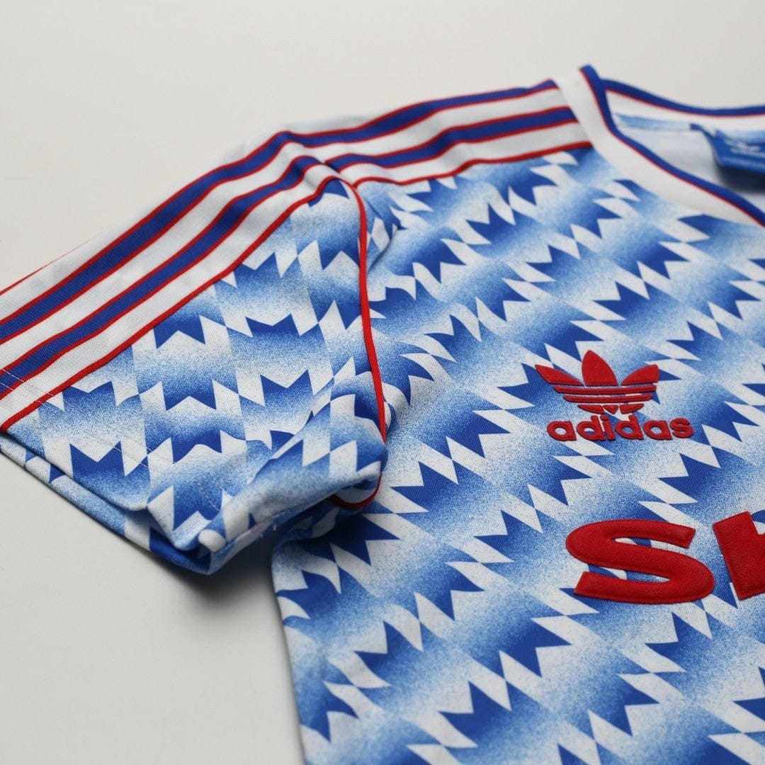 1990/92 Manchester United Retro adidas Originals Away Football Shirt (S/M)