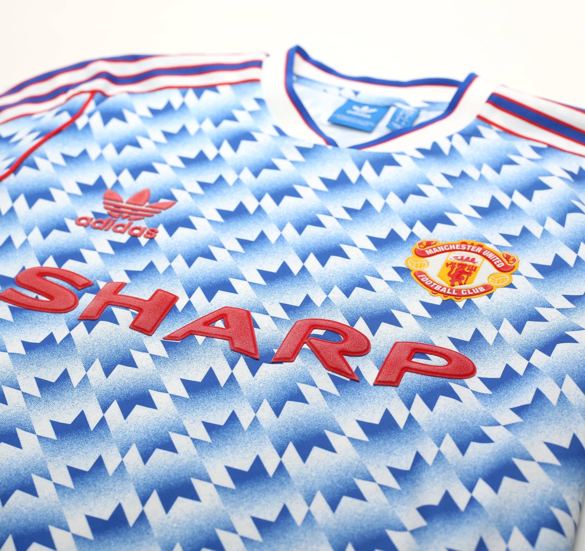 1990/92 MANCHESTER UNITED Retro adidas Originals Away Football Shirt (S/M)