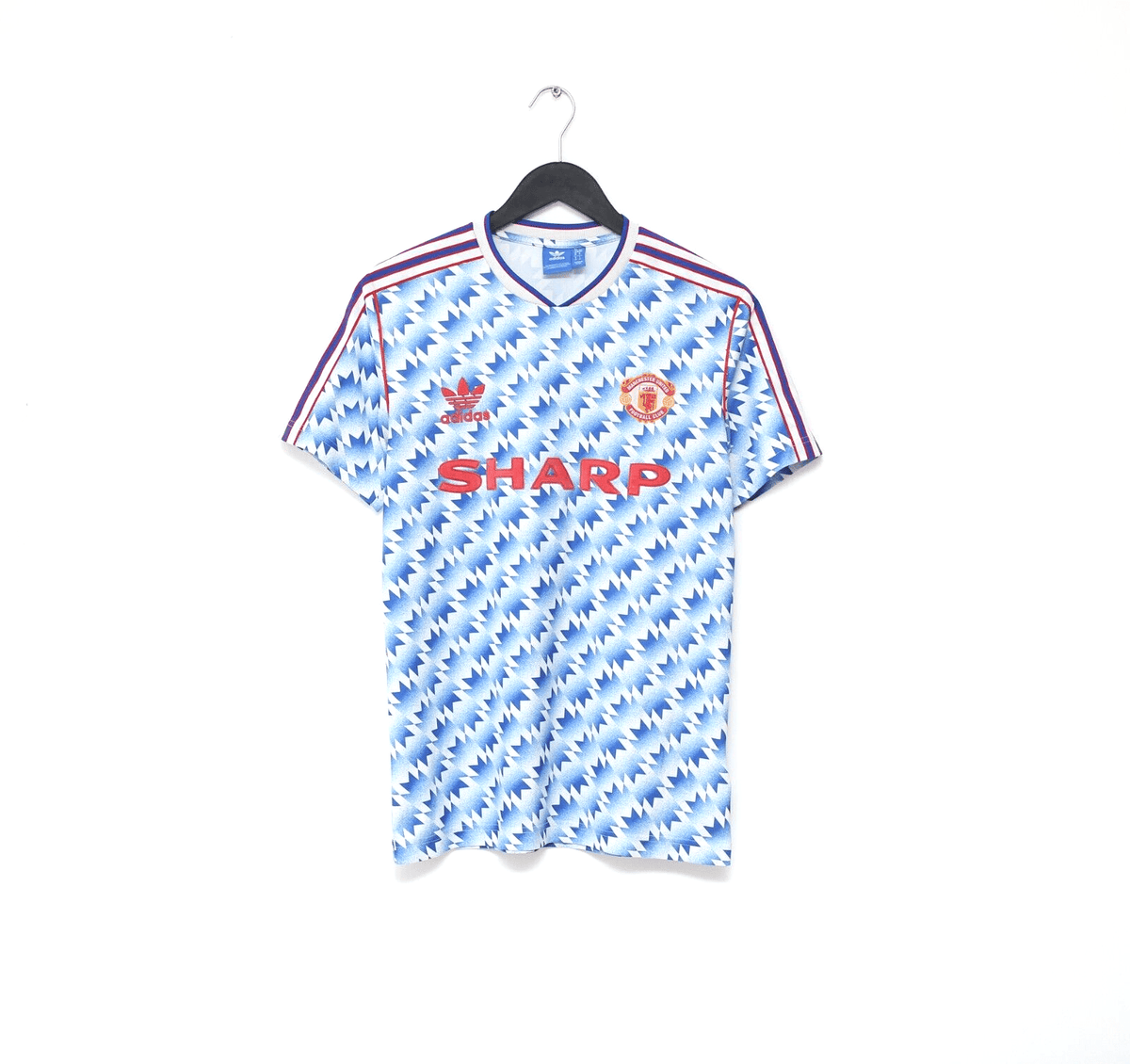 1990/92 MANCHESTER UNITED Retro adidas Originals Away Football Shirt (S/M)