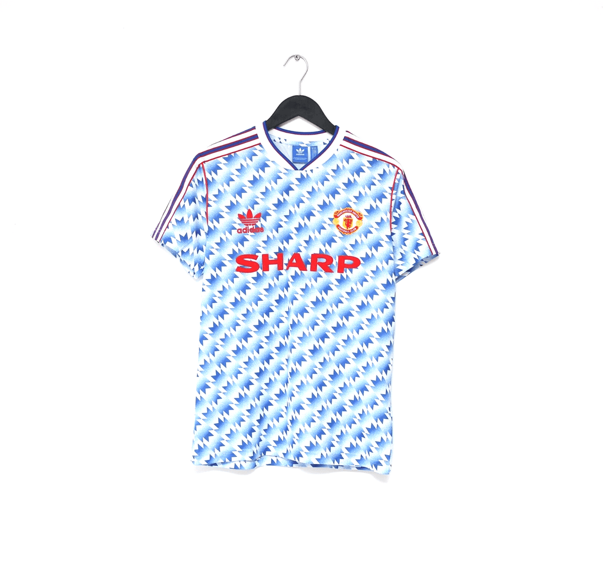 1990/92 MANCHESTER UNITED Retro adidas Originals Away Football Shirt (S/M)