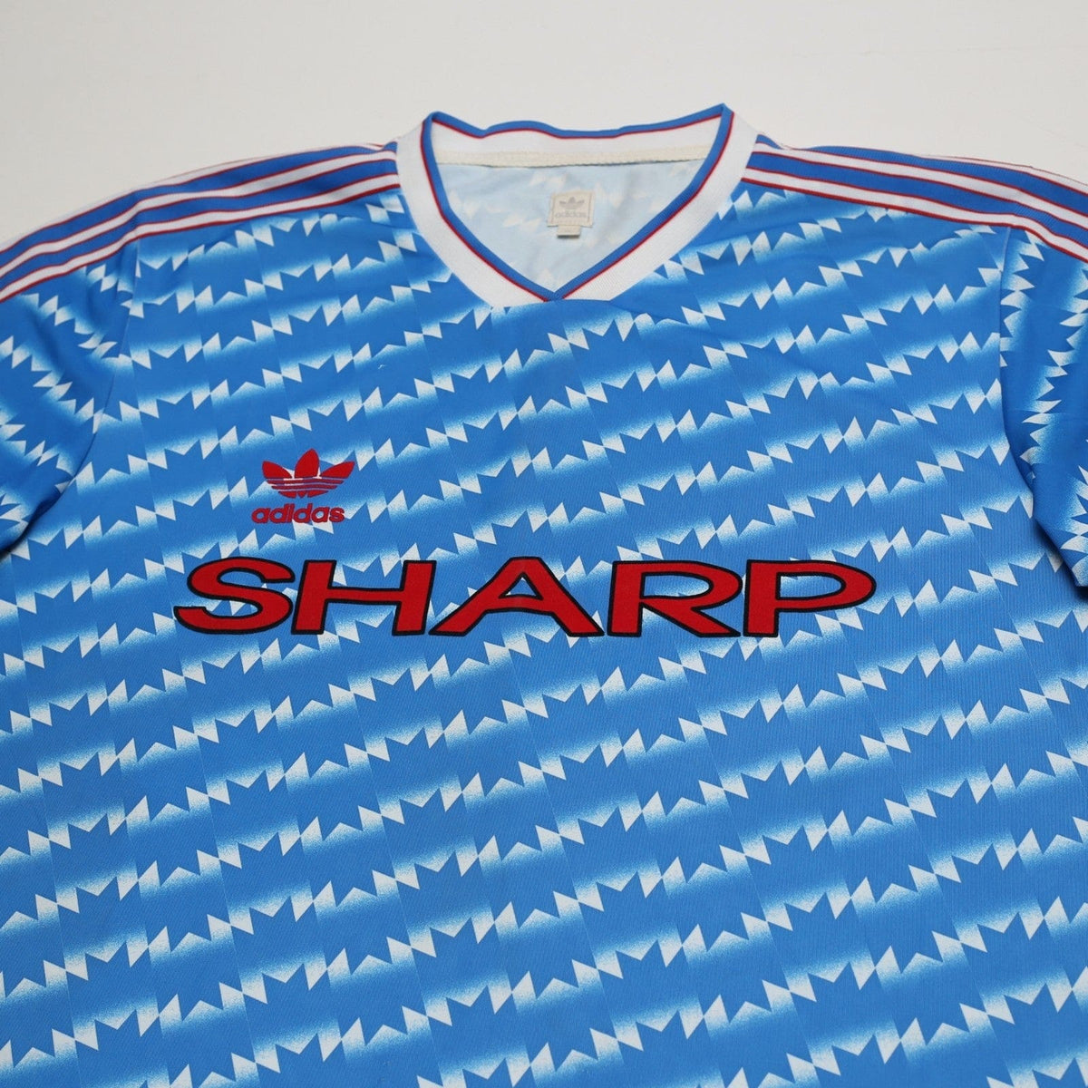 1990/92 Manchester United Retro adidas Originals Away Football Shirt (XL)