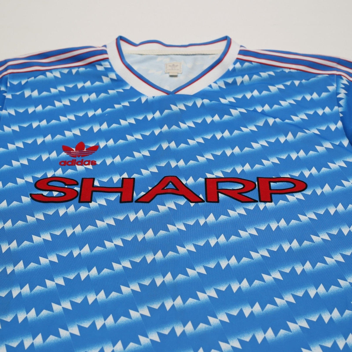 1990/92 Manchester United Retro adidas Originals Away Football Shirt (XL)