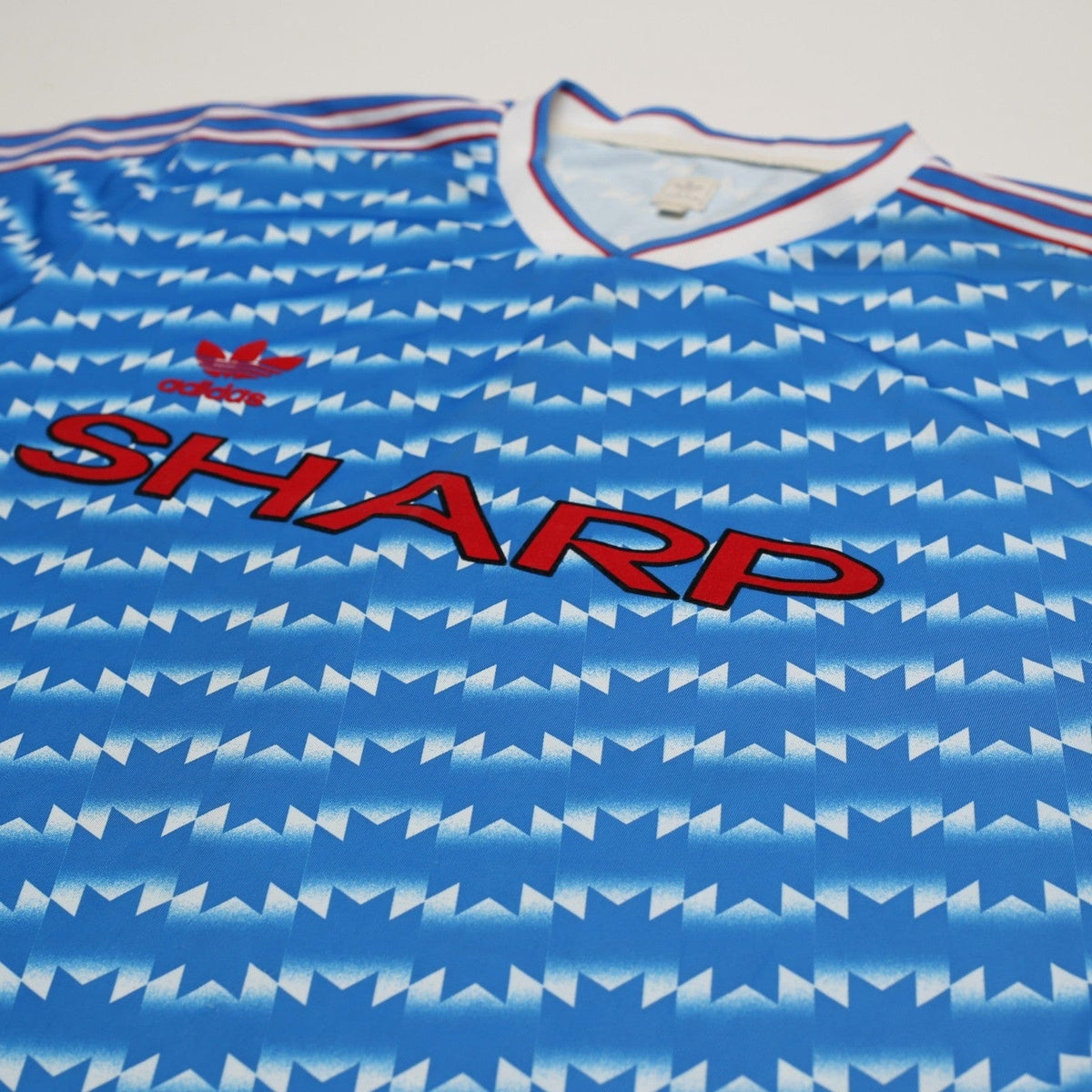 1990/92 Manchester United Retro adidas Originals Away Football Shirt (XL)
