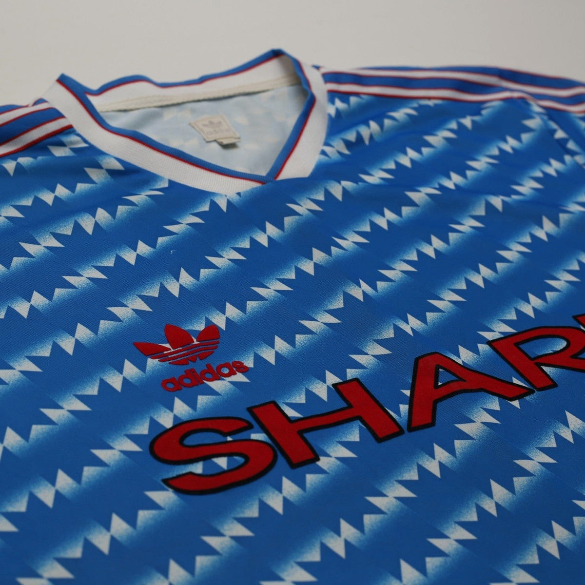 1990/92 Manchester United Retro adidas Originals Away Football Shirt (XL)