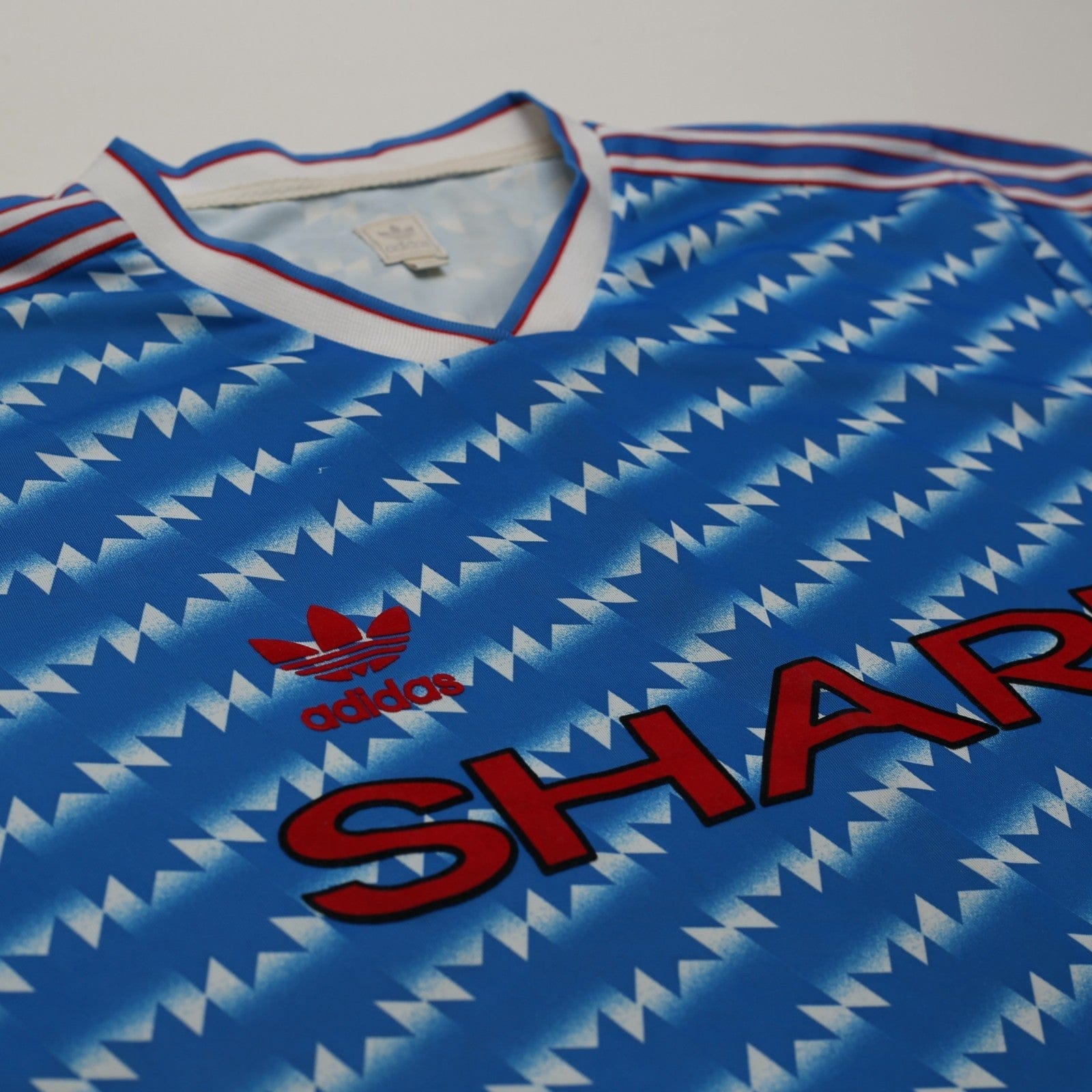 1990/92 Manchester United Retro adidas Originals Away Football Shirt (XL)