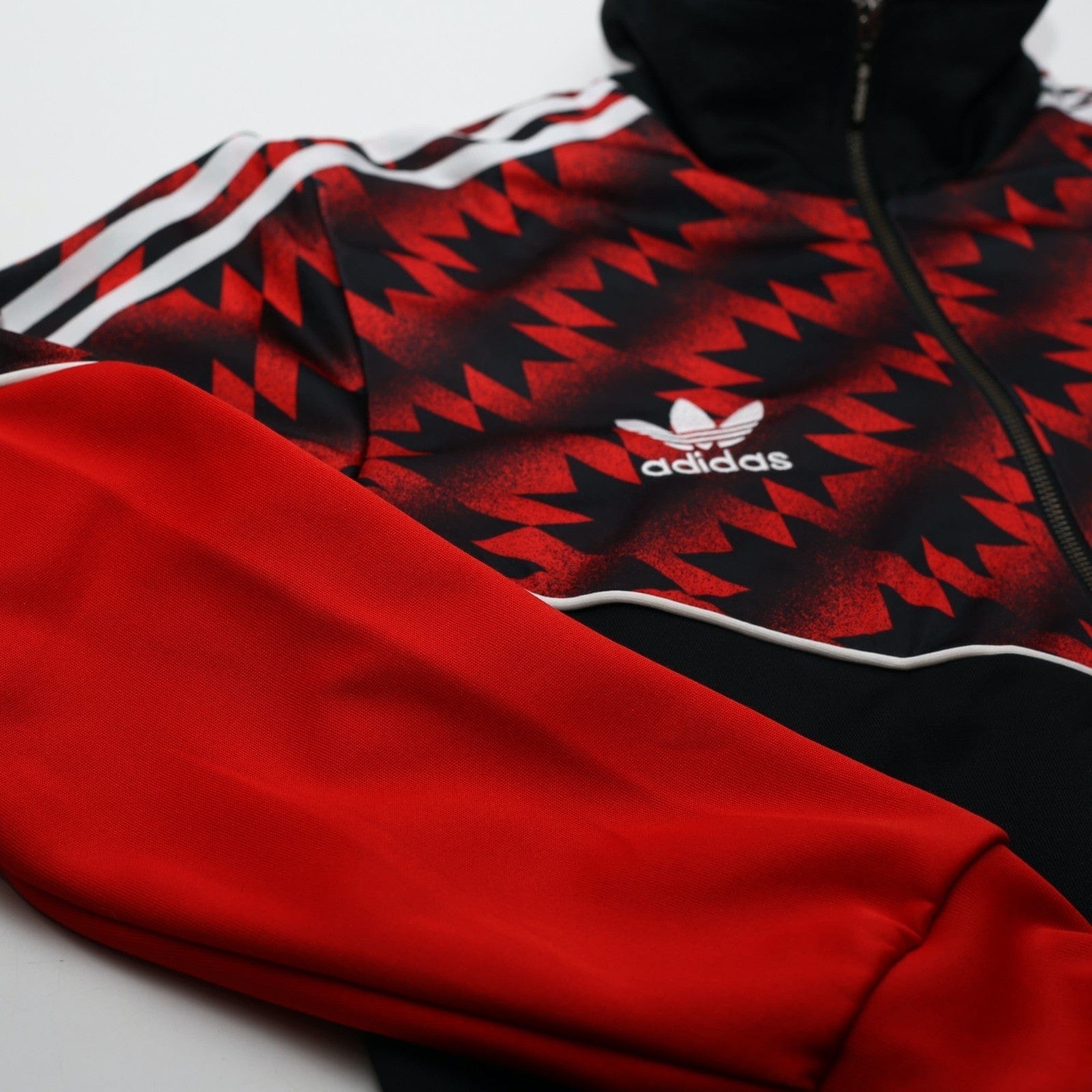 1990/92 Manchester United Retro adidas Originals Football Track Top (M)