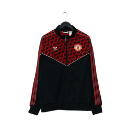 1990/92 Manchester United Retro adidas Originals Track Top Jacket (L) 1991