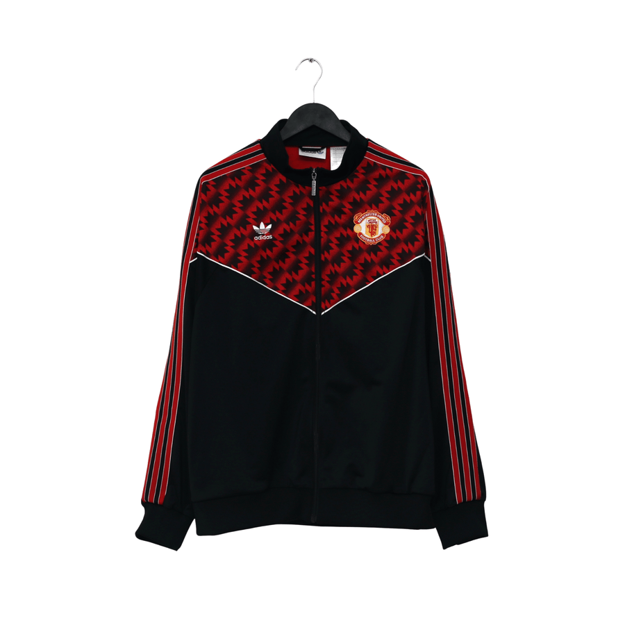 1990/92 Manchester United Retro adidas Originals Track Top Jacket (L) 1991