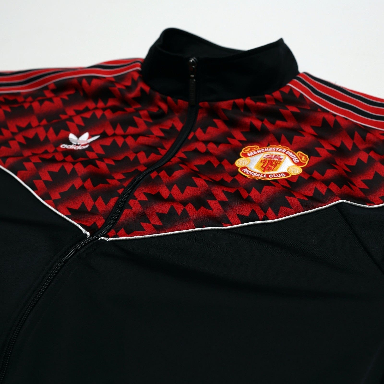 1990/92 Manchester United Retro adidas Originals Track Top Jacket (L) 1991